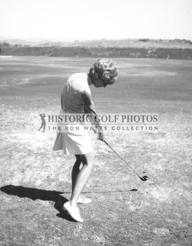 Carol Mann swing sequence, 1965 - Historic Golf Photos