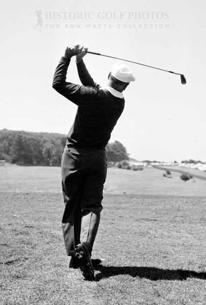 Ben Hogan swing shot from sequence - 12th of 12 - Historic Golf Photos