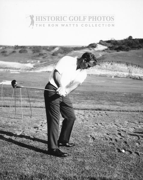 Arnold Palmer swing shot from sequence - Historic Golf Photos
