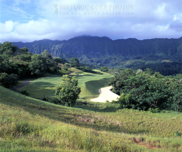 The 8th Hole at Luana Hills Country Club in Hawaii Historic Golf Photos