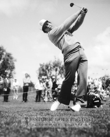 Gary Player - driver swing - 1975 La Costa - Historic Golf Photos