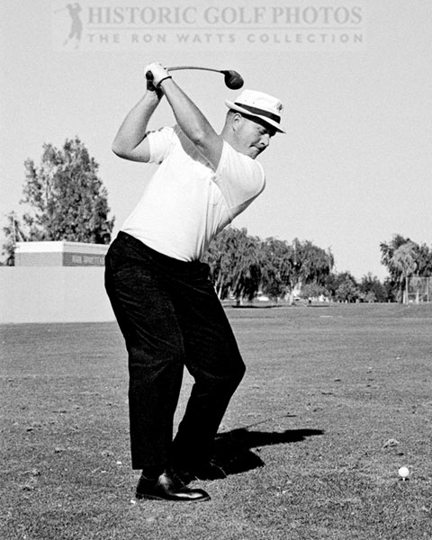 Jack Nicklaus swing sequence - 1964 - Historic Golf Photos
