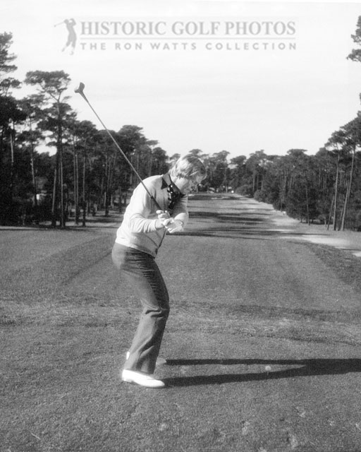 Jack Nicklaus driver shot from 1977 swing sequence - Historic Golf Photos